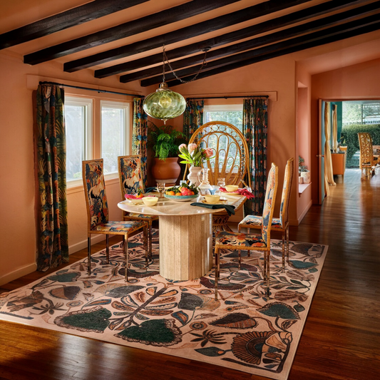 Justina Blakeney Georgia Kaleidoscope Geometric Tufted Washable Rug