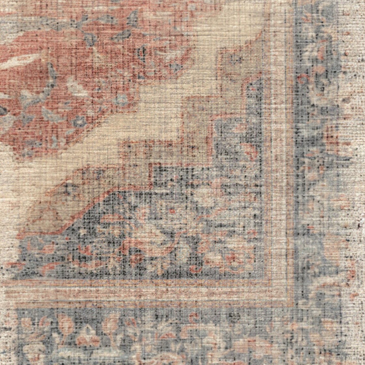 Adeline Antique Red Traditional Tufted Washable Rug