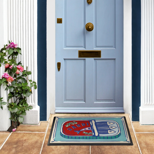 Tin Fish Nautical Washable Doormat System